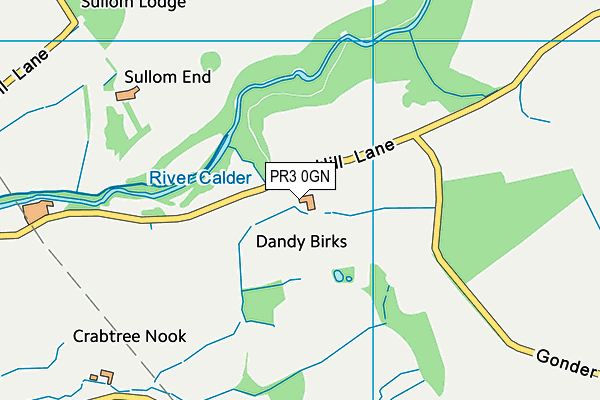 PR3 0GN map - OS VectorMap District (Ordnance Survey)