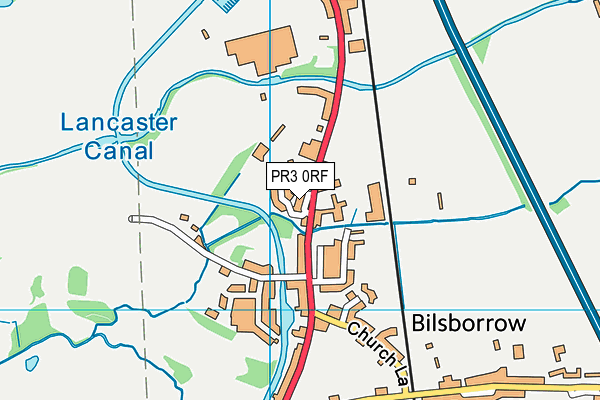 PR3 0RF map - OS VectorMap District (Ordnance Survey)