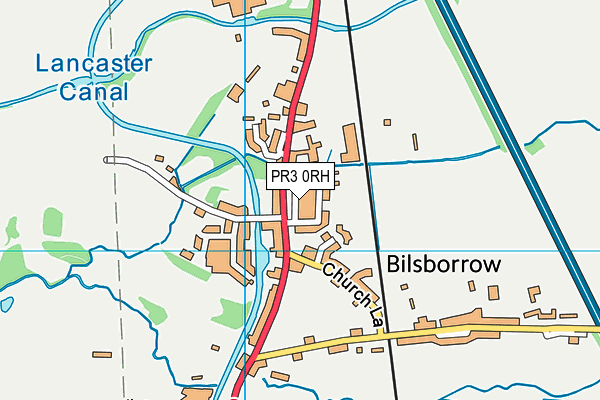 PR3 0RH map - OS VectorMap District (Ordnance Survey)