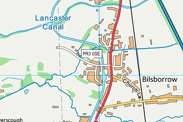 PR3 0SE map - OS VectorMap District (Ordnance Survey)