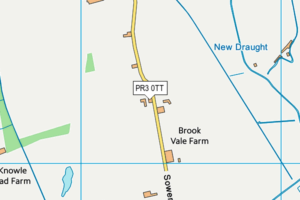PR3 0TT map - OS VectorMap District (Ordnance Survey)