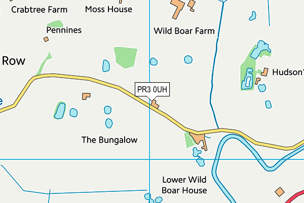 PR3 0UH map - OS VectorMap District (Ordnance Survey)