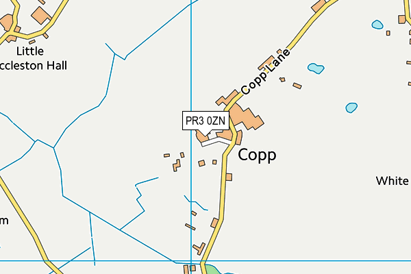 Great Eccleston Copp C Of E Primary School map (PR3 0ZN) - OS VectorMap District (Ordnance Survey)