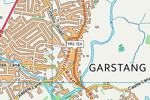 Map of CAR CARE GARSTANG LIMITED at district scale
