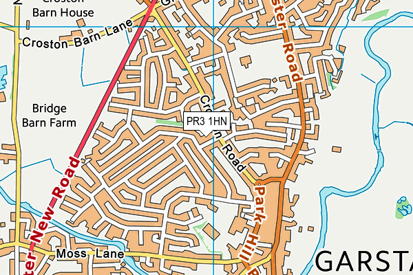 PR3 1HN map - OS VectorMap District (Ordnance Survey)