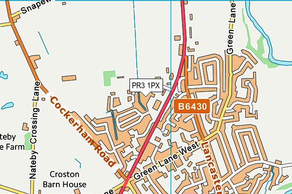 PR3 1PX map - OS VectorMap District (Ordnance Survey)