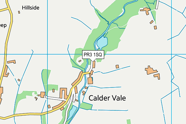 PR3 1SQ map - OS VectorMap District (Ordnance Survey)