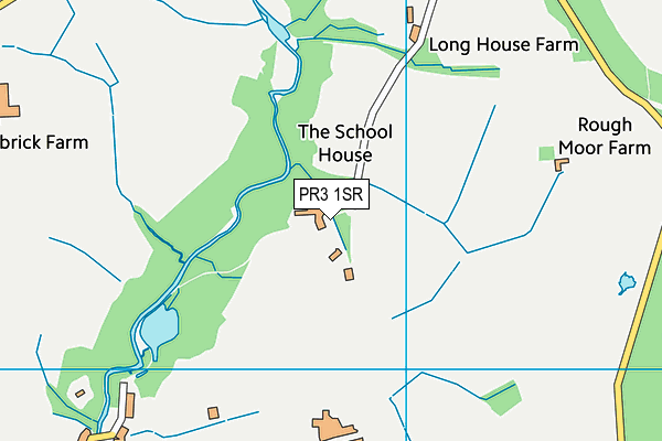 PR3 1SR map - OS VectorMap District (Ordnance Survey)