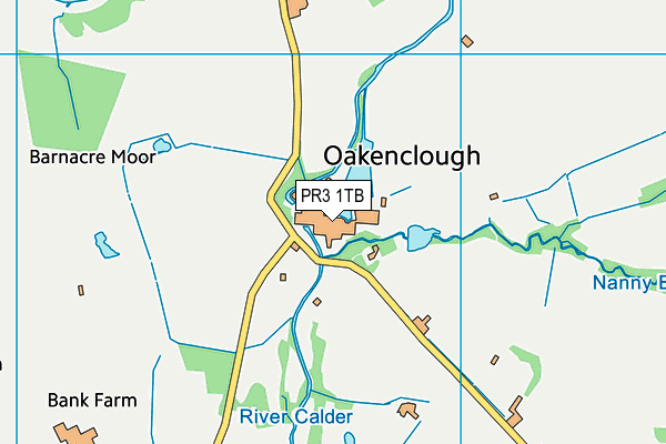 PR3 1TB map - OS VectorMap District (Ordnance Survey)