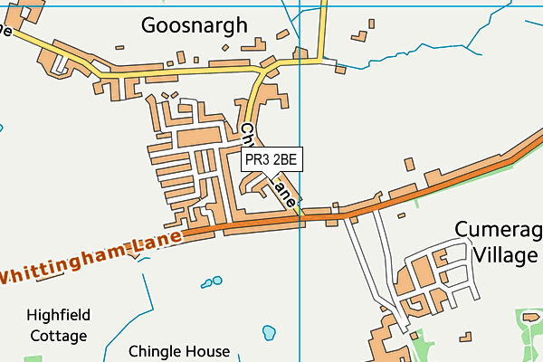 Map of GOOSNARGH GAME FARM LTD at district scale