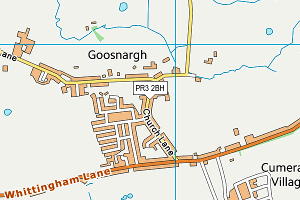 PR3 2BH map - OS VectorMap District (Ordnance Survey)