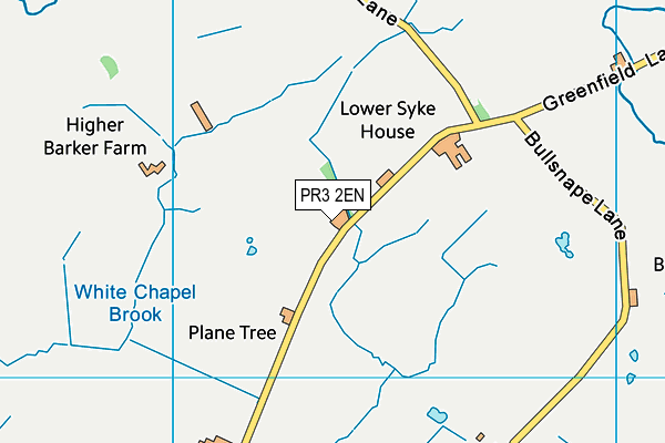 PR3 2EN map - OS VectorMap District (Ordnance Survey)