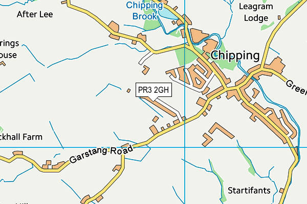 PR3 2GH map - OS VectorMap District (Ordnance Survey)