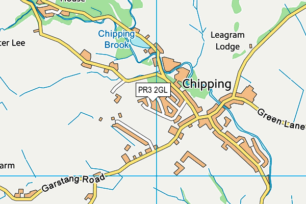 PR3 2GL map - OS VectorMap District (Ordnance Survey)