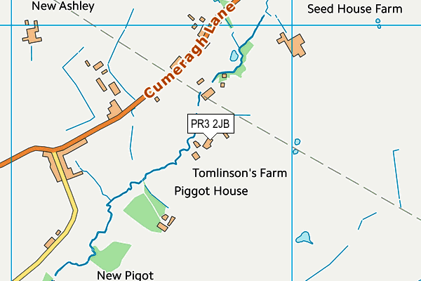 Map of TANGO JOE'S (PRESTON) LIMITED at district scale