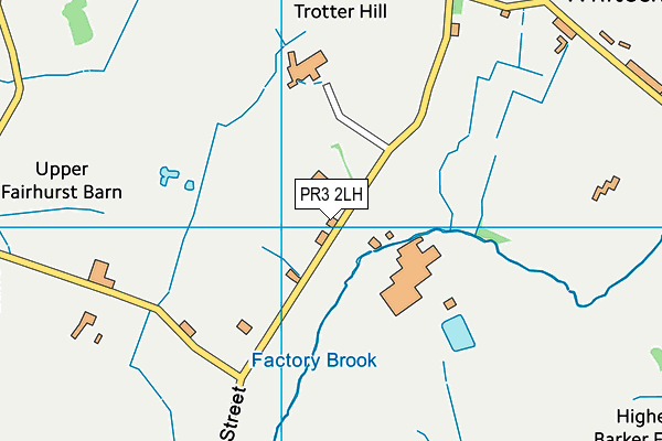 PR3 2LH map - OS VectorMap District (Ordnance Survey)