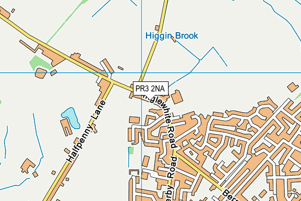 PR3 2NA map - OS VectorMap District (Ordnance Survey)