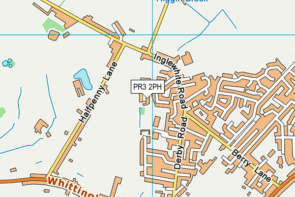 PR3 2PH map - OS VectorMap District (Ordnance Survey)