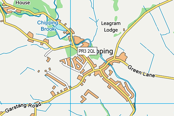 PR3 2QL map - OS VectorMap District (Ordnance Survey)