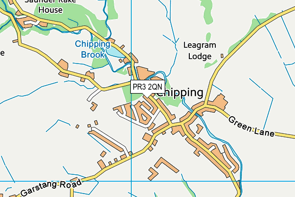 PR3 2QN map - OS VectorMap District (Ordnance Survey)
