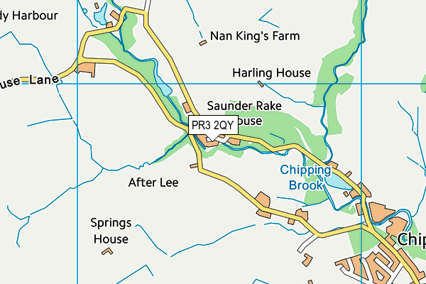 PR3 2QY map - OS VectorMap District (Ordnance Survey)