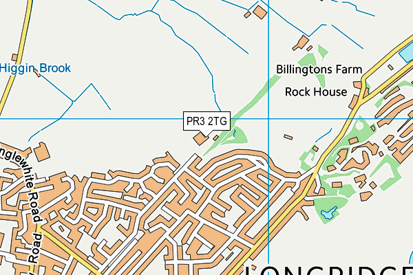 PR3 2TG map - OS VectorMap District (Ordnance Survey)