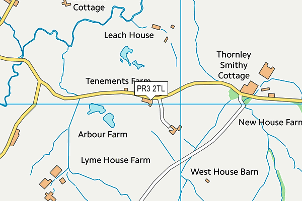 PR3 2TL map - OS VectorMap District (Ordnance Survey)