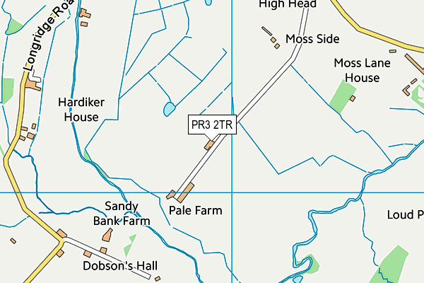 PR3 2TR map - OS VectorMap District (Ordnance Survey)