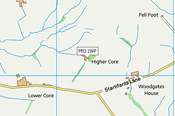 PR3 2WP map - OS VectorMap District (Ordnance Survey)
