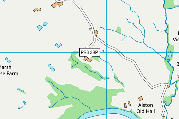 PR3 3BP map - OS VectorMap District (Ordnance Survey)