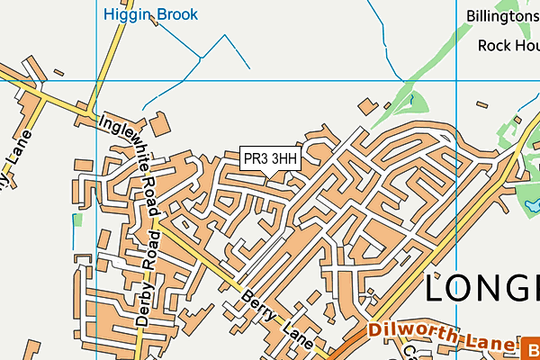 PR3 3HH map - OS VectorMap District (Ordnance Survey)