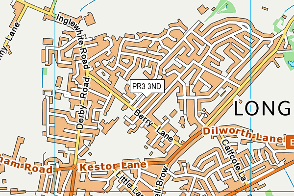 PR3 3ND map - OS VectorMap District (Ordnance Survey)