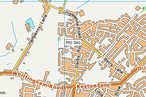 PR3 3NQ map - OS VectorMap District (Ordnance Survey)