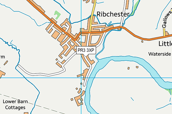 Ribchester St Wilfrid's Church of England Voluntary Aided Primary School map (PR3 3XP) - OS VectorMap District (Ordnance Survey)