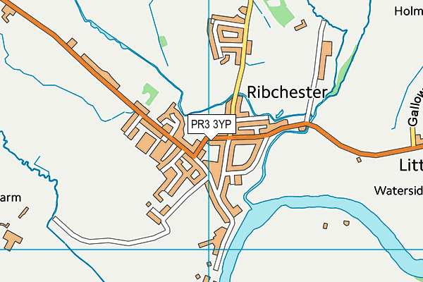 Map of RIBCHESTER TASTE BUDS LTD at district scale