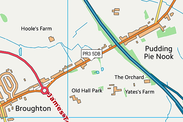 Map of STONEHOUSE ORION LIMITED at district scale