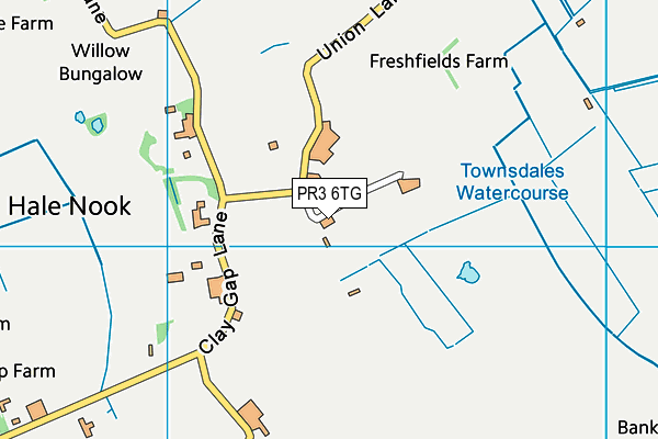 PR3 6TG map - OS VectorMap District (Ordnance Survey)