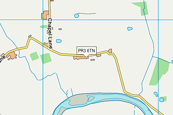 PR3 6TN map - OS VectorMap District (Ordnance Survey)