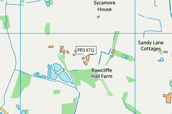 PR3 6TQ map - OS VectorMap District (Ordnance Survey)
