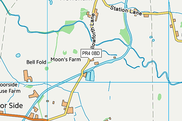 PR4 0BD map - OS VectorMap District (Ordnance Survey)