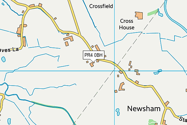 PR4 0BH map - OS VectorMap District (Ordnance Survey)