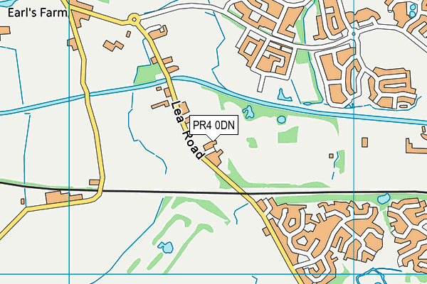 PR4 0DN map - OS VectorMap District (Ordnance Survey)