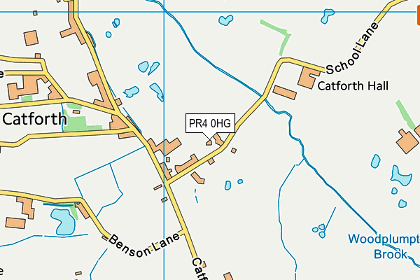 PR4 0HG map - OS VectorMap District (Ordnance Survey)