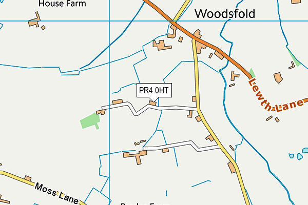 PR4 0HT map - OS VectorMap District (Ordnance Survey)