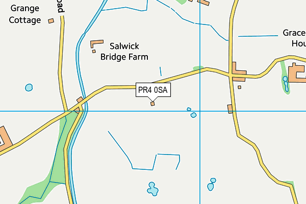 PR4 0SA map - OS VectorMap District (Ordnance Survey)