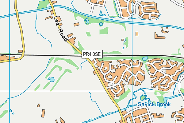 PR4 0SE map - OS VectorMap District (Ordnance Survey)
