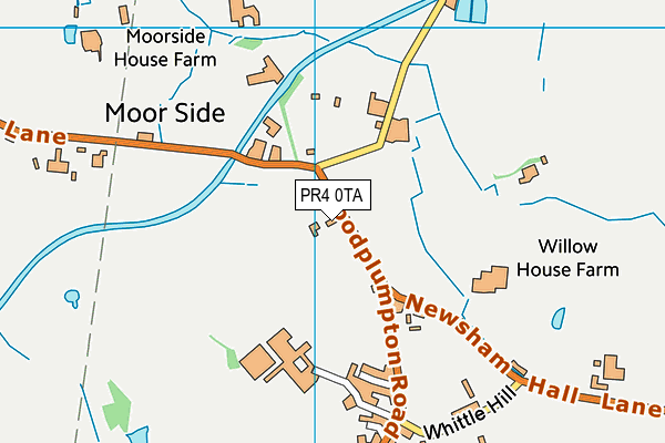 PR4 0TA map - OS VectorMap District (Ordnance Survey)