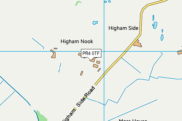 PR4 0TF map - OS VectorMap District (Ordnance Survey)