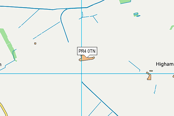 PR4 0TN map - OS VectorMap District (Ordnance Survey)