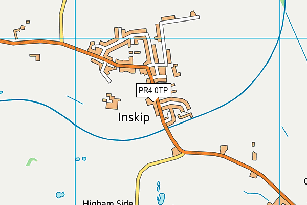 PR4 0TP map - OS VectorMap District (Ordnance Survey)